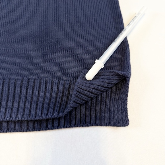 Seraphine Women Size S Bell Sleeve Detail Nursing Top Sweater Navy Blue NWT$95 - Picture 11 of 16